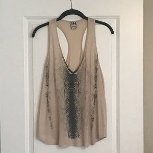 Haute Hippie reptile print tank